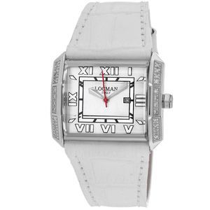 Locman Women's Diamond Classic White Dial Watch - 232MOPWHD/WH LE